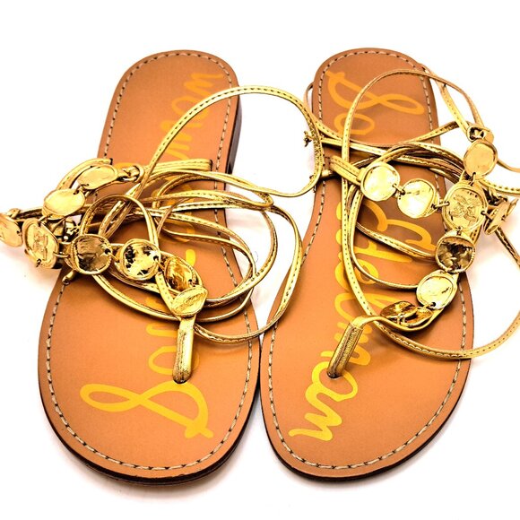 Sam Edelman womens Deirdre Flat Sandal - Size 10 - Picture 4 of 13